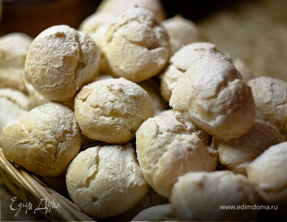 Пирожные «Шу» с белковым кремом Пирожные «Шу» с белковым кремом