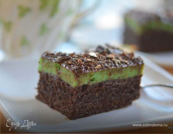 Брауни с мятным вкусом (Creme De Menthe Holiday Brownies) Брауни с мятным вкусом (Creme De Menthe Holiday Brownies)