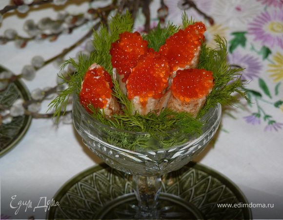 Блинная закуска «Пенечки» Блинная закуска «Пенечки»