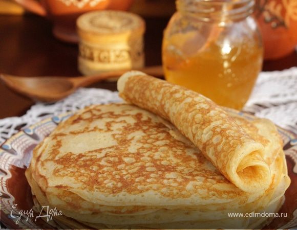 Блины на топленом молоке Блины на топленом молоке