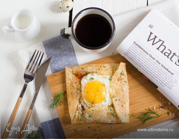 Завтрак в одном блинчике