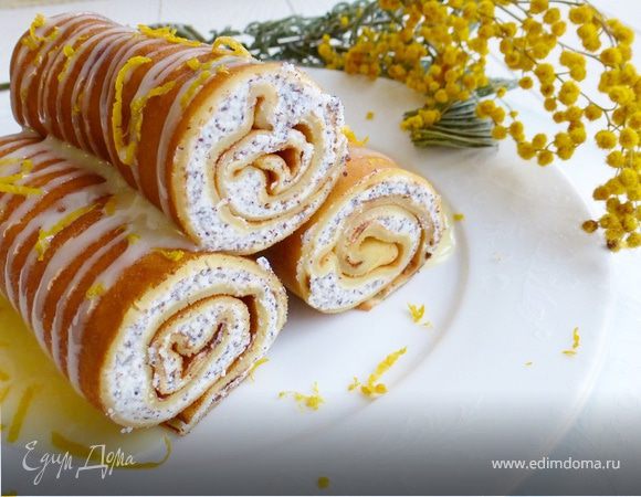 Цитрусовые блины с творожно-маковой начинкой Цитрусовые блины с творожно-маковой начинкой
