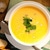 Крем-суп из тыквы с сухариками и тыквенными семечками
