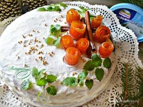 Морковный торт с ароматом апельсина