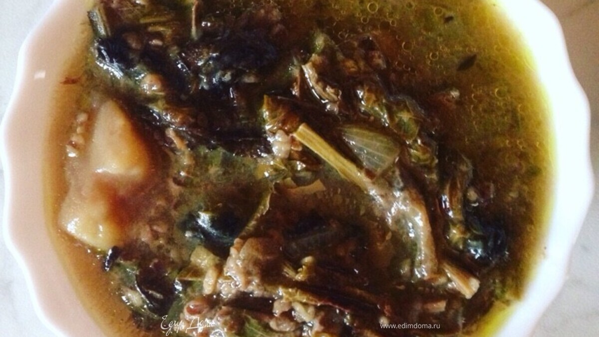 Авелуков спас (суп из конского щавеля)