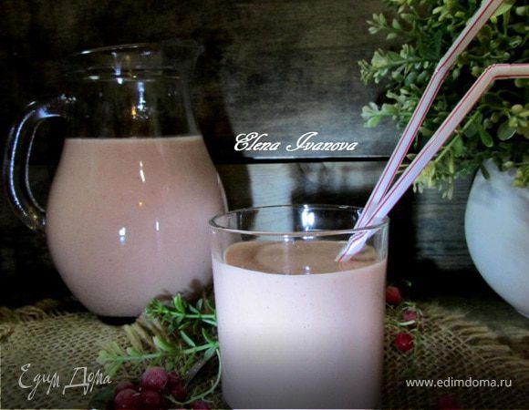Ягодно-фруктовый смузи на овсяном молоке
