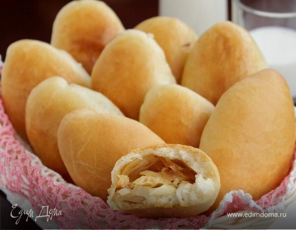 Пирожки с капустой постные Пирожки с капустой постные