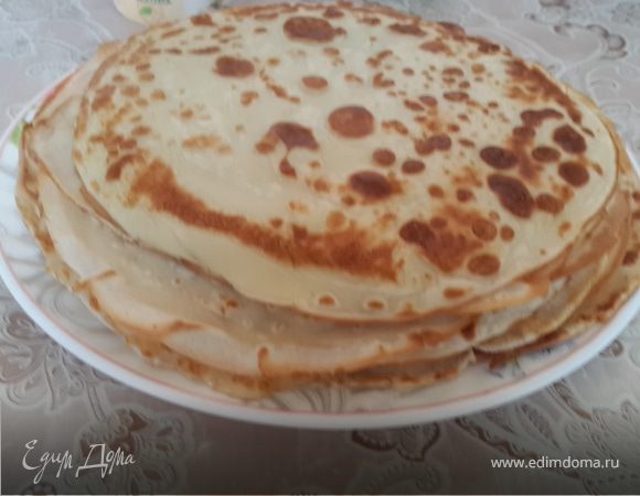 Блины на молоке 