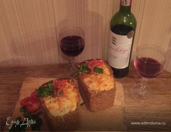 Жульен с крабами