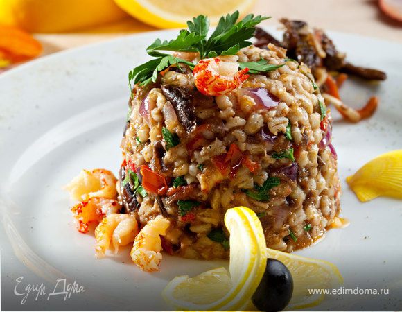 Перловое ризотто «Розовый жемчуг»