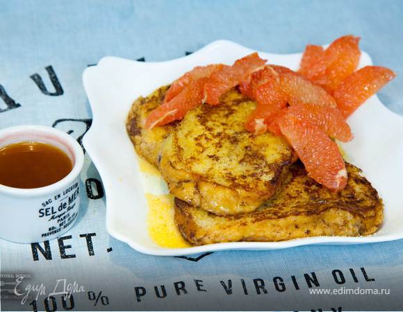 Сладкие тосты с грейпфрутом Сладкие тосты с грейпфрутом
