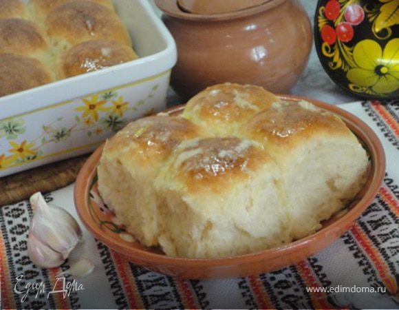 Украинские пампушки с чесноком
