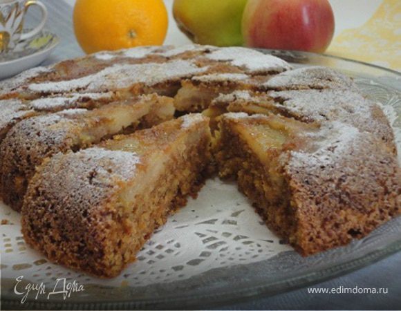 Шарлотка без яиц Шарлотка без яиц