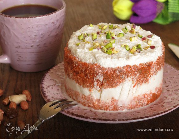 Морковный сырой торт Морковный сырой торт