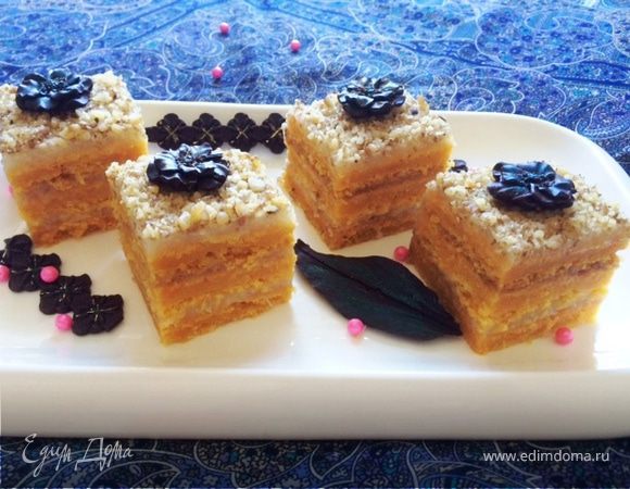 Постный морковно-лимонный торт