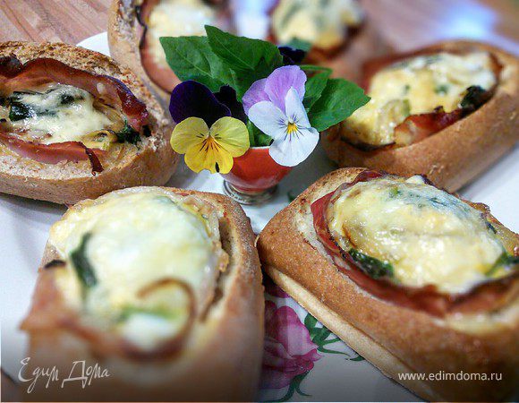 Яичница в булочке