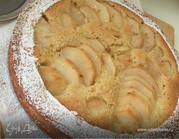 Тарт с франжипаном и грушами 