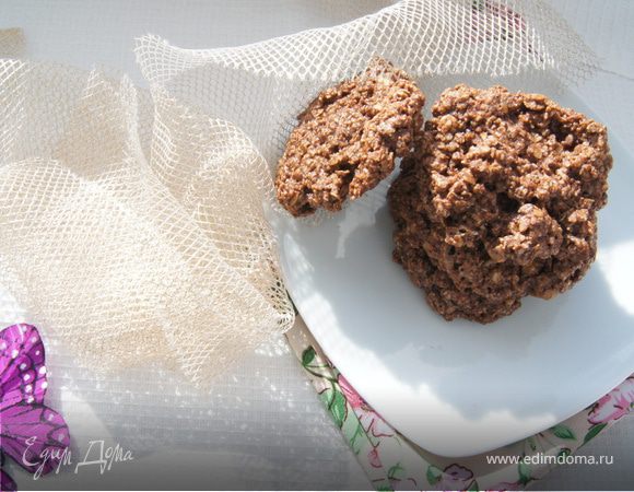 Овсяное шоколадное печенье 