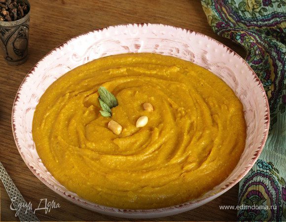 Постный крем-суп с арахисом Постный крем-суп с арахисом