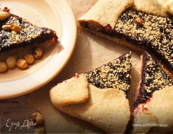 Постная ягодная галета