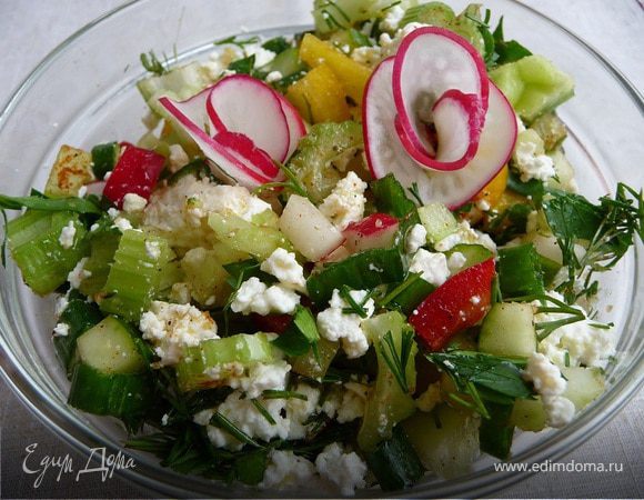 Салат весенний с сельдереем Салат весенний с сельдереем