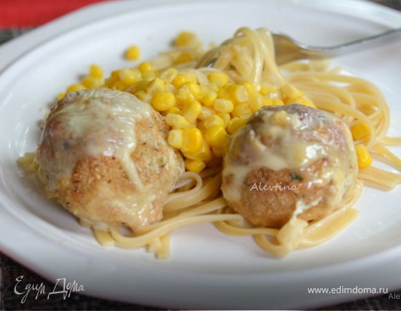 Сырные куриные фрикадельки