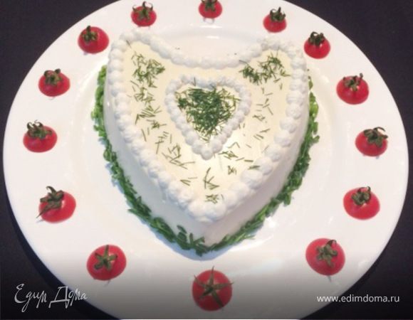 Закусочный муссовый торт из цветной капусты Закусочный муссовый торт из цветной капусты