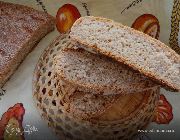 Ржано-пшеничный хлеб с медом и отрубями Ржано-пшеничный хлеб с медом и отрубями