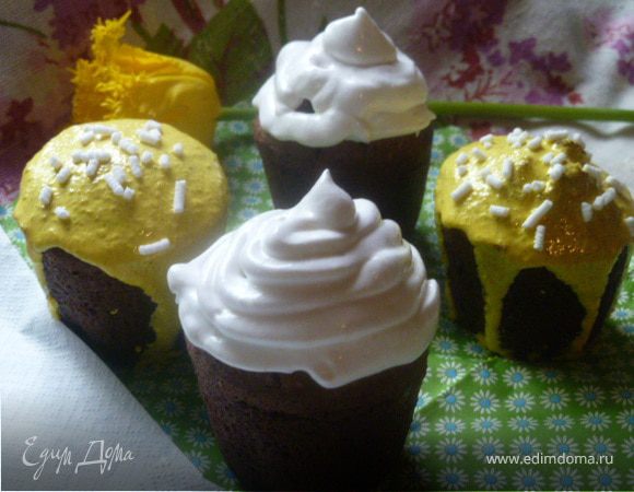 Бездрожжевой шоколадный кулич Бездрожжевой шоколадный кулич