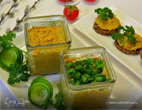 Чечевично-рисовый паштет