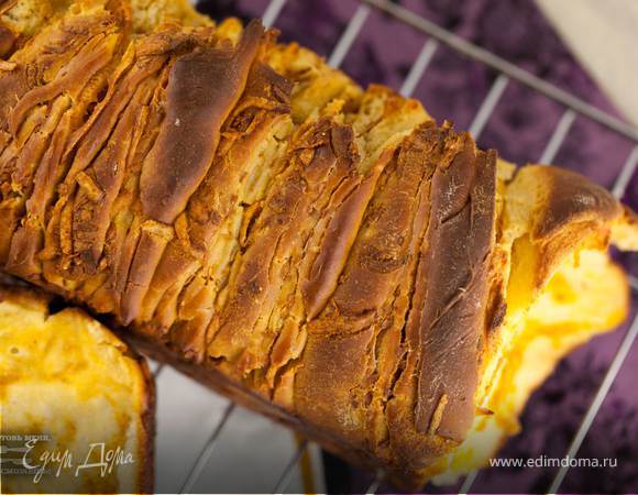 Сырный хлеб на белом вине