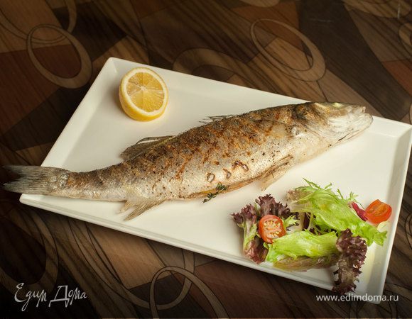 Сибас на гриле