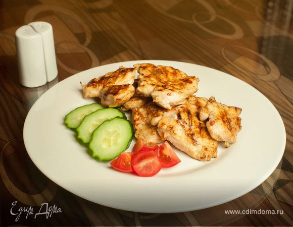 Куриная грудка с мятой