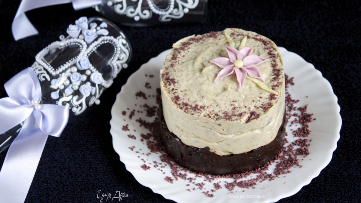 Постный мини-чизкейк без выпечки