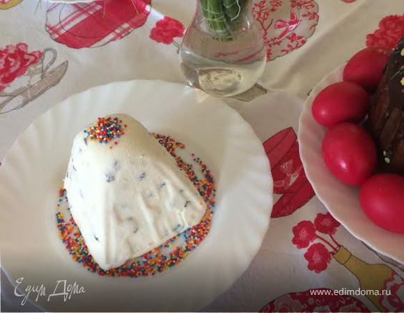 Быстрая творожная пасха