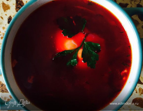 Борщ с вяленой свининой Борщ с вяленой свининой