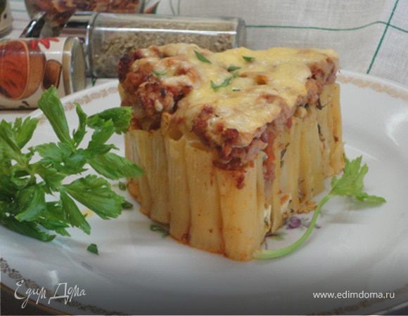 Мясная запеканка с тортильони Мясная запеканка с тортильони