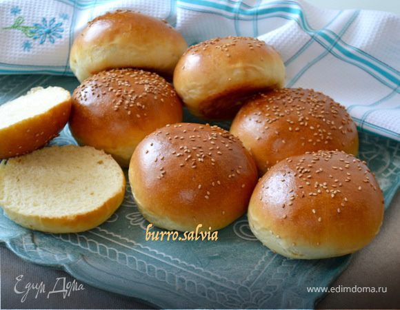 Домашние булочки для гамбургеров (Homemade Hamburger Buns)