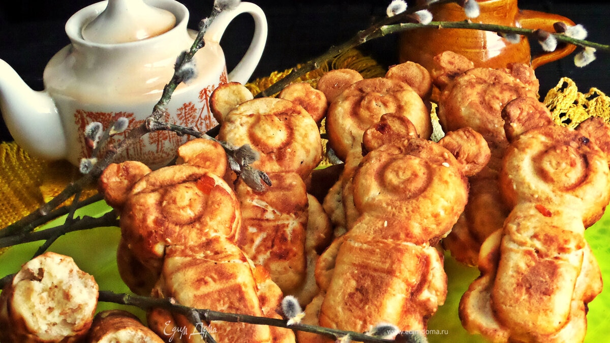 Мягкое печенье с цукатами «Мишки»