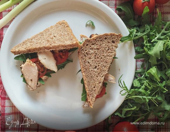 Сэндвич с курицей 