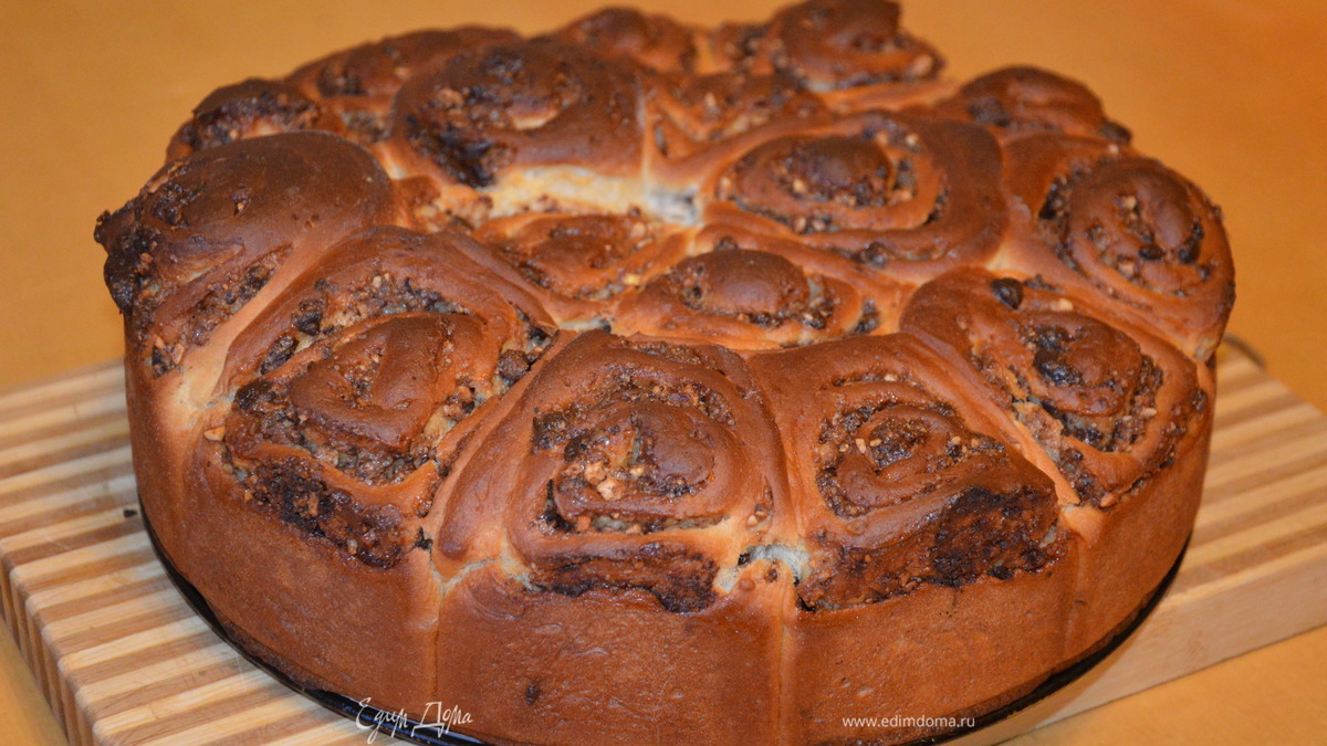 Шоколадно-ореховая завитушка