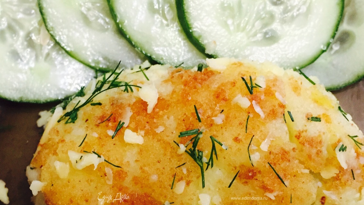 Картофельные котлеты с сыром