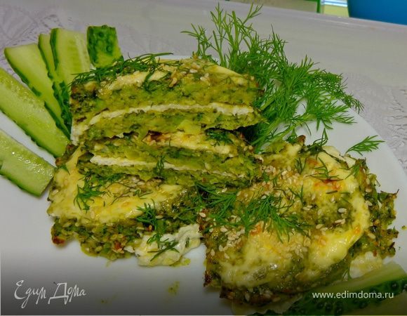 Сырно-капустный сэндвич «Этюд в зеленых тонах»