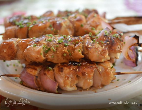 Куриный кебаб терияки 