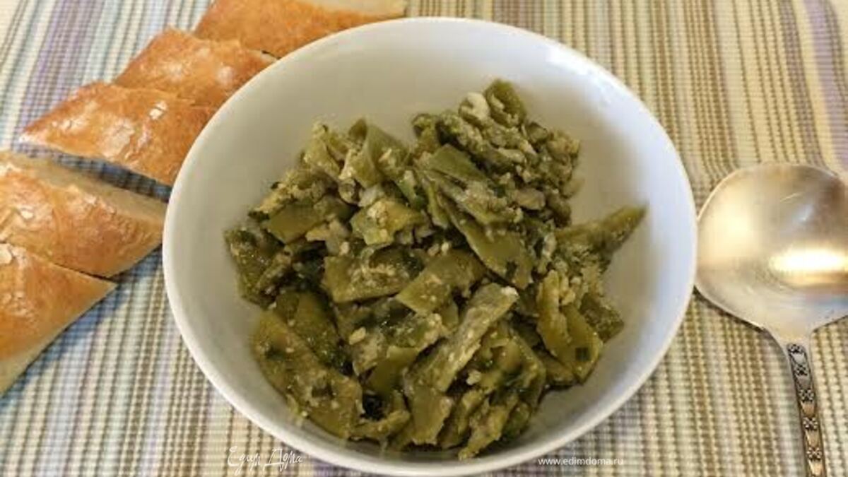 Зеленое лобио (стручковая фасоль)