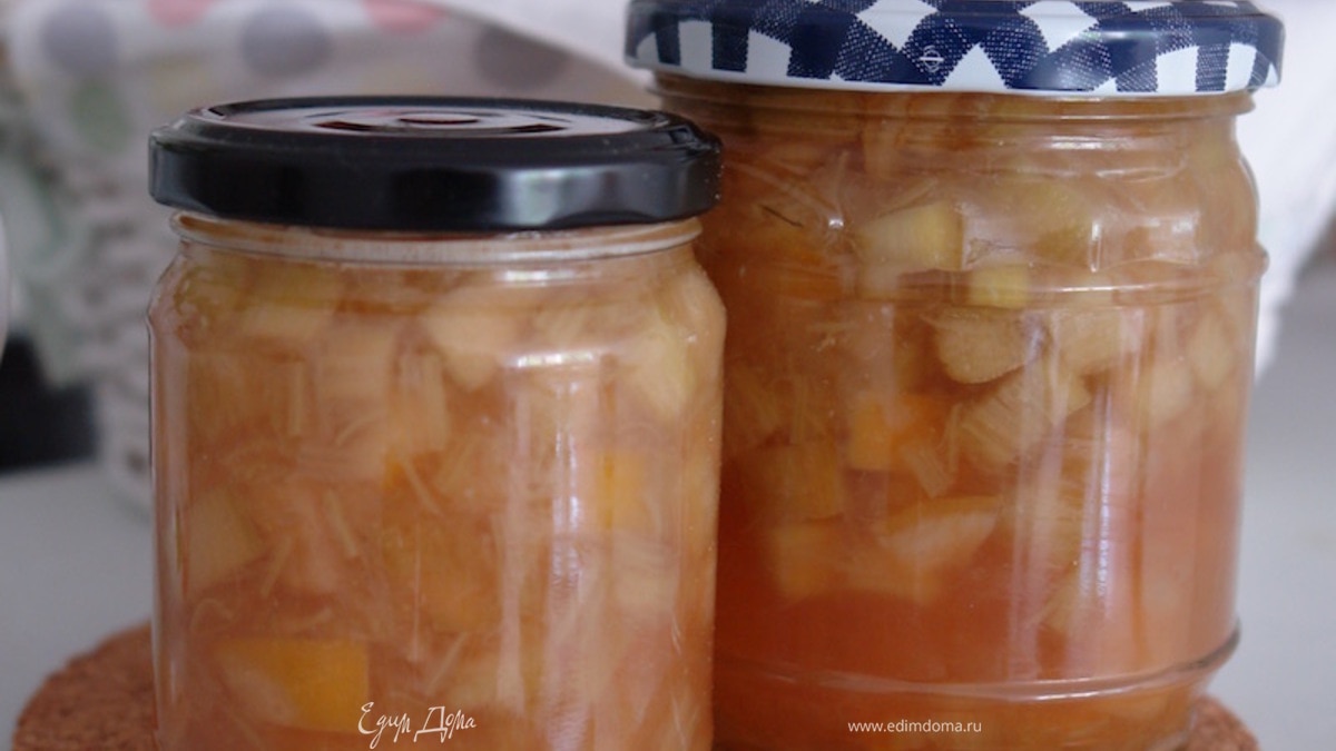 Рецепт варенья из ревеня на зиму