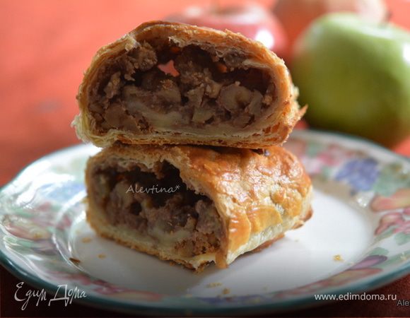 Яблочный штрудель по- простому