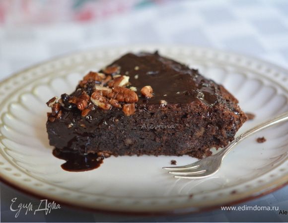 Шоколадный кекс с орехами Шоколадный кекс с орехами