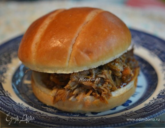 Свинина в медленноварке с соусом барбекю