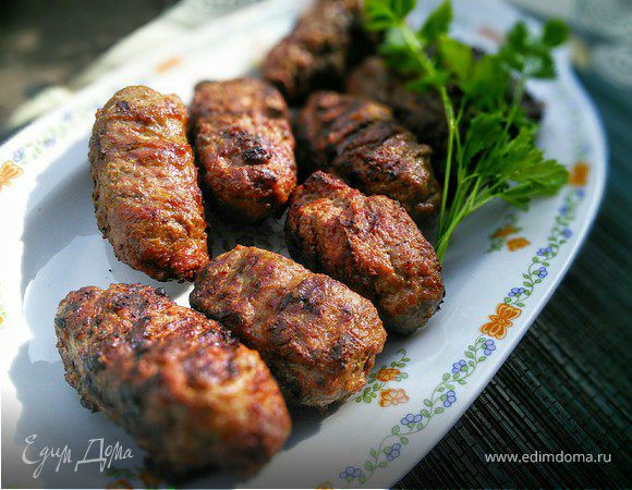 Люля на гриле в турецком стиле Люля на гриле в турецком стиле